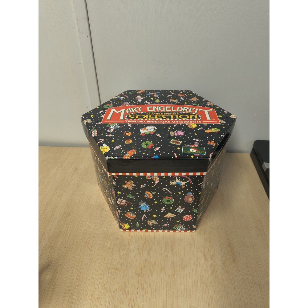 Mary Engelbreit Kurt S Adler Vintage Christmas Ornaments Boxed Set of 12